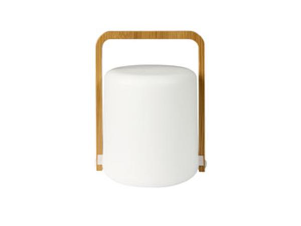 192533 CJ. 4 UNDS. FAROL PARA LED 148X108mm SIBLING BAMBU Y ACRILICO