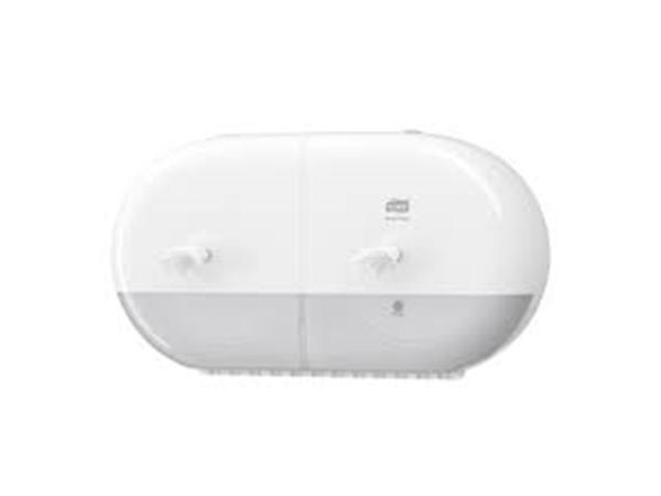 TORK SMARTONE® DISPENSADOR MINI DOBLE PAPEL HIGIENICO BLANCO