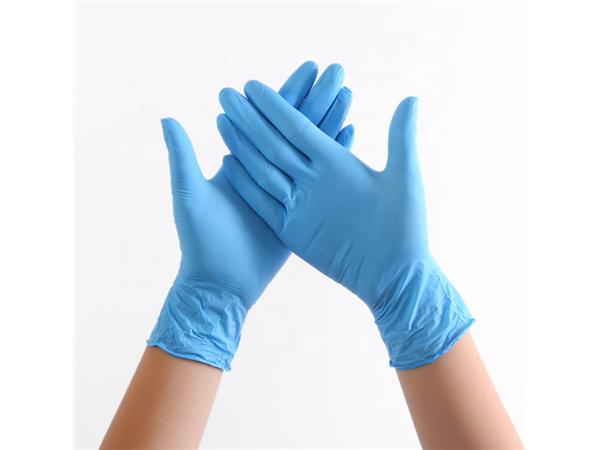PAQ. 50 UNI. GUANTE LATEX AZUL SIN POLVO T-S