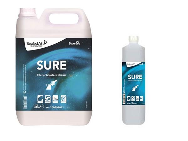 CJ. 6 UNDS. SURE INTERIOR & SURFACE CLEANER 1L