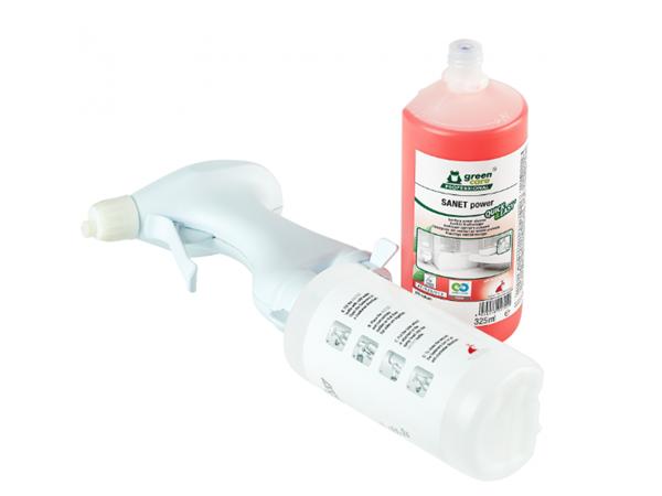 LIMPIADOR SANITARIO DIARIO GREEN CARE SANET POWER QUICK & EASY 325 ml.* C