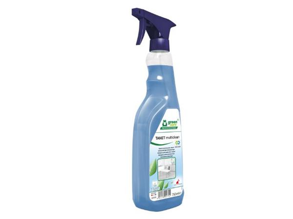 CJ. 10 UNDS. TANET MULTICLEAN 750ml LIMPIADOR ECOLABEL MULTIUSOS