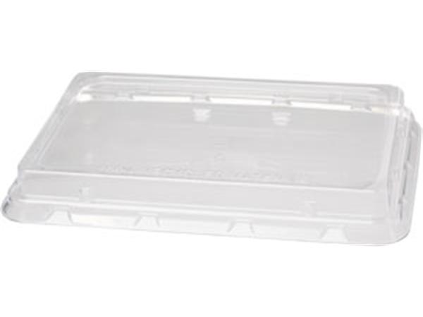188063 CJ. 240 UNDS. TAPA 100% rPET PARA CAJA CUADRADA 177008-177011 239x165x28mm rPET TRANSPARENTE