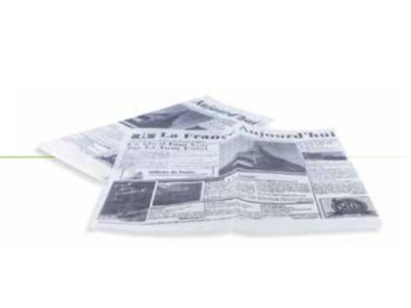 PAQ. 1000 UNDS. PAPEL ANTIGRASA "PERIODICO" 31X31