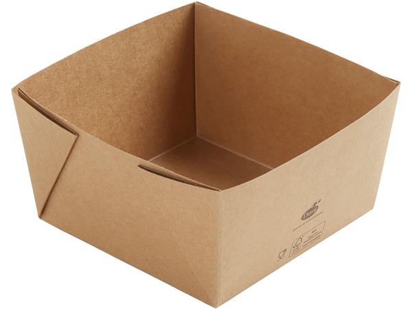 188106 CJ. 300 UNDS. CAJA VIKING® BLOCK 1200 ml 140x140x75mm CARTON/PLA MARRON