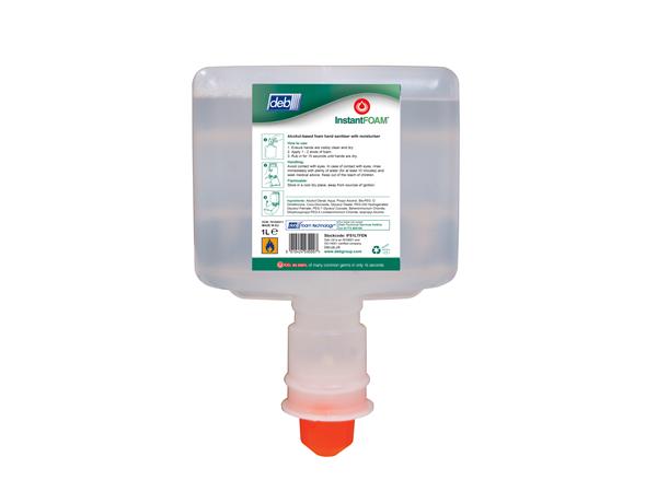 CJ. 3 UNDS. CARGA ALCOHOL 1 LT. INSTANTFOAM COMPLETE AUTOMATICO. * I