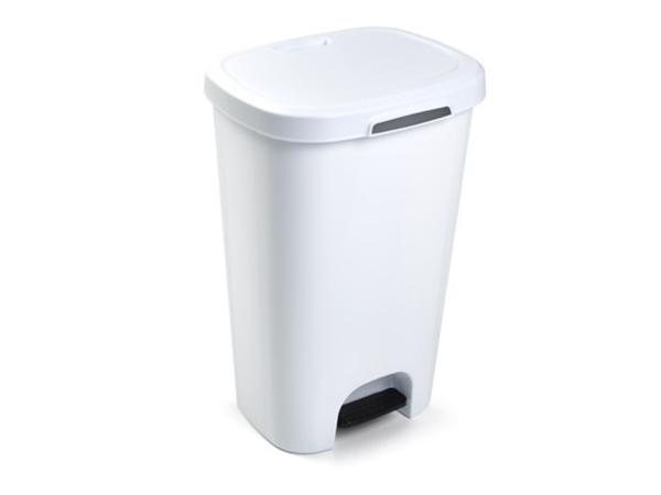 CONTENEDOR FORT 50 LTS. TAPA Y PEDAL BLANCO